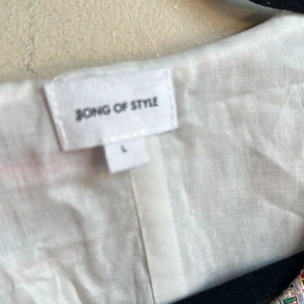 Revolve Song of Style “Elma” Rainbow Jacket L - Picture 9 of 10